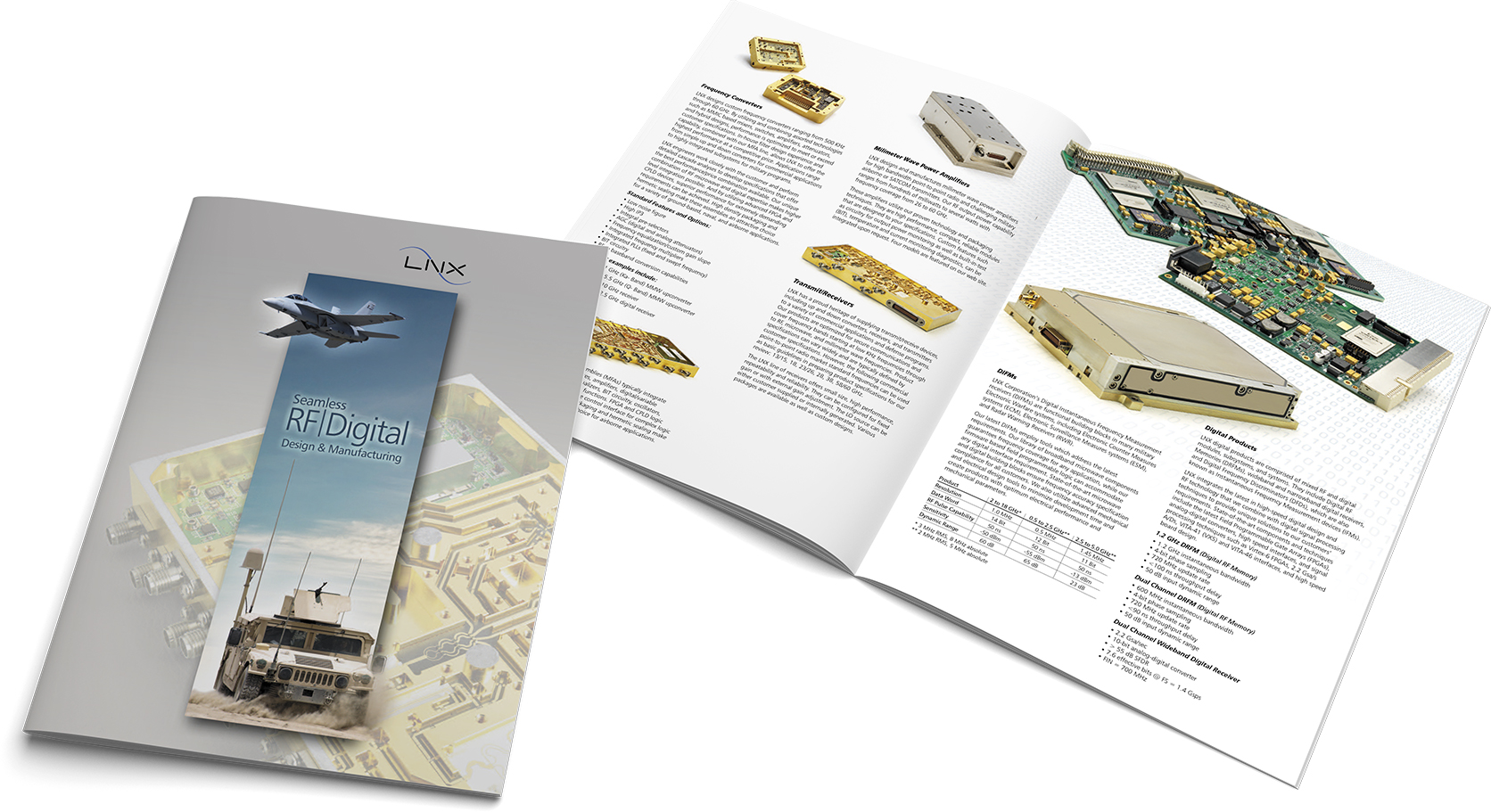 LNX brochure designed  by Strand Marketing