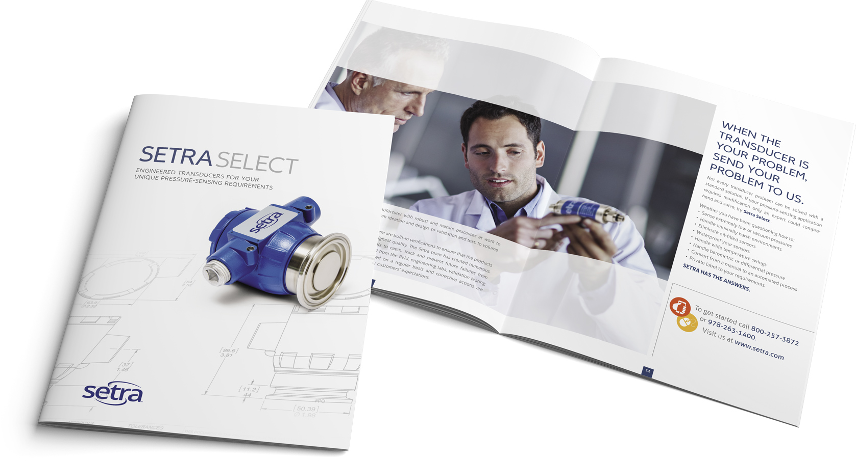 Setra brochure designed  by Strand Marketing