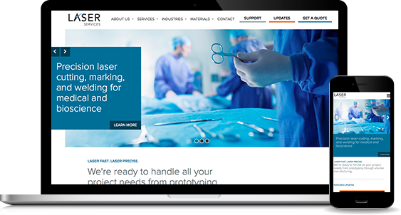 Laser Services Website